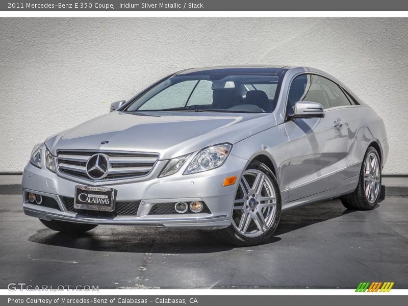Iridium Silver Metallic / Black 2011 Mercedes-Benz E 350 Coupe