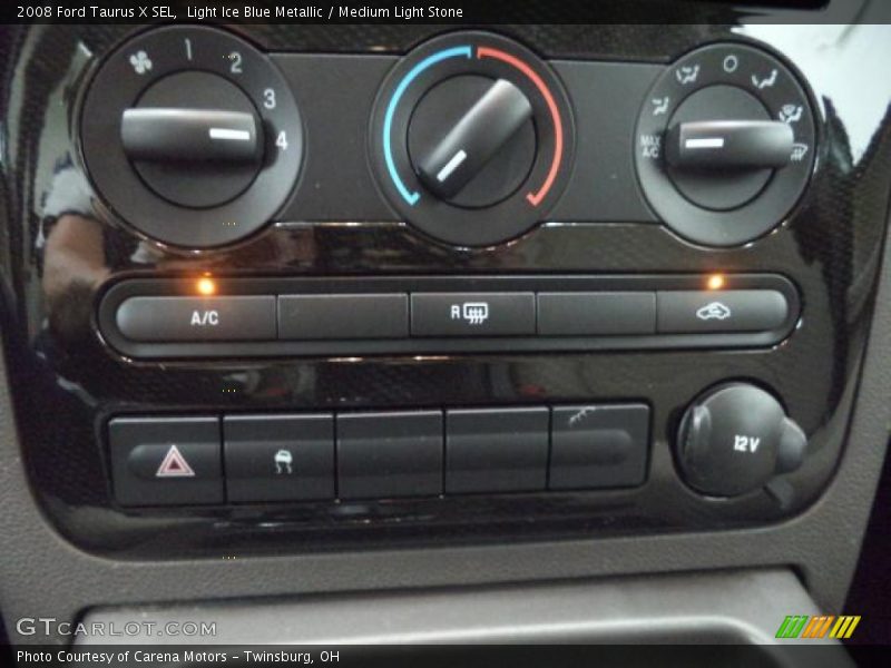 Light Ice Blue Metallic / Medium Light Stone 2008 Ford Taurus X SEL