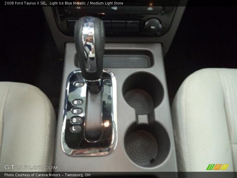 Light Ice Blue Metallic / Medium Light Stone 2008 Ford Taurus X SEL