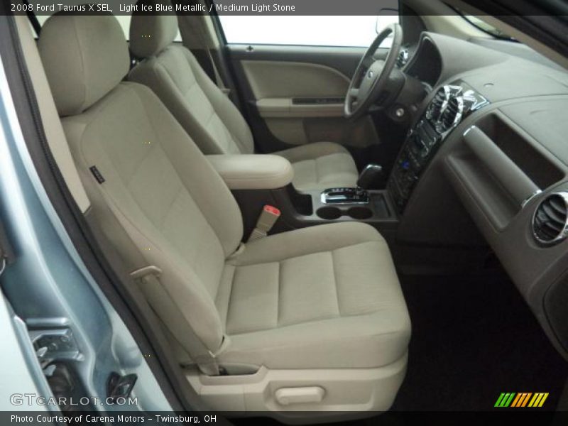 Light Ice Blue Metallic / Medium Light Stone 2008 Ford Taurus X SEL