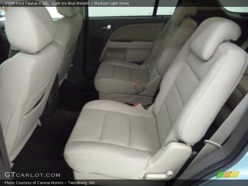 Light Ice Blue Metallic / Medium Light Stone 2008 Ford Taurus X SEL
