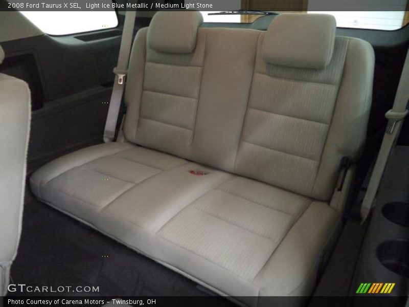 Light Ice Blue Metallic / Medium Light Stone 2008 Ford Taurus X SEL
