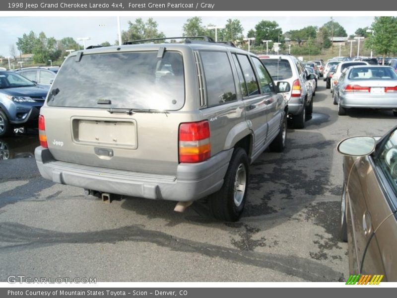 Forest Green Pearlcoat / Gray 1998 Jeep Grand Cherokee Laredo 4x4