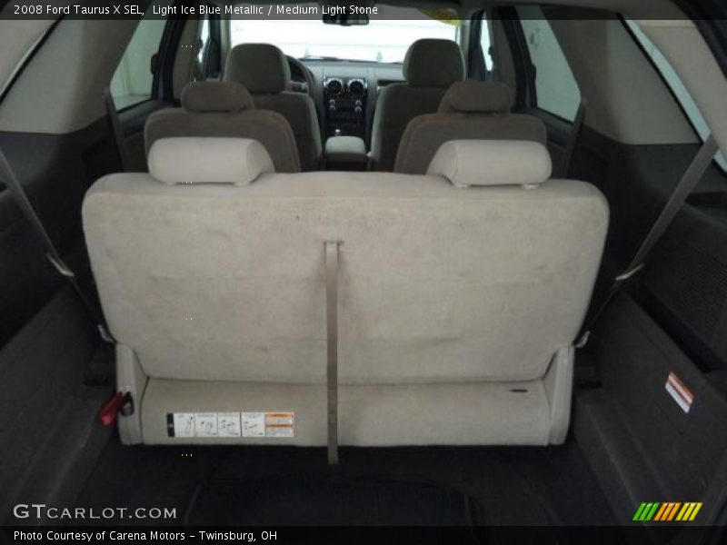 Light Ice Blue Metallic / Medium Light Stone 2008 Ford Taurus X SEL