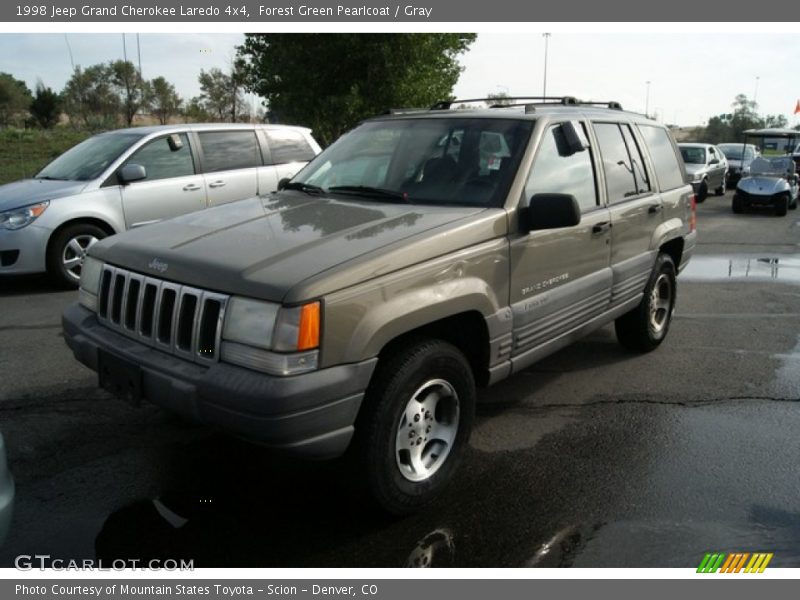 Forest Green Pearlcoat / Gray 1998 Jeep Grand Cherokee Laredo 4x4