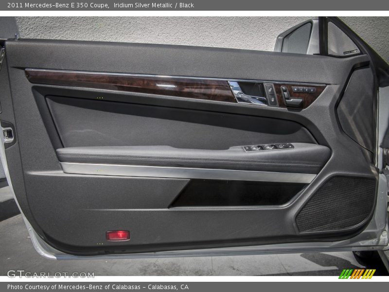 Iridium Silver Metallic / Black 2011 Mercedes-Benz E 350 Coupe