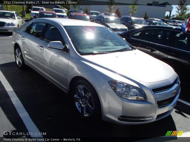 Silver Ice Metallic / Ebony 2012 Chevrolet Malibu LT