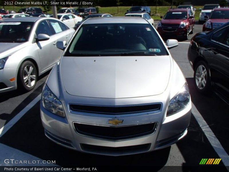 Silver Ice Metallic / Ebony 2012 Chevrolet Malibu LT