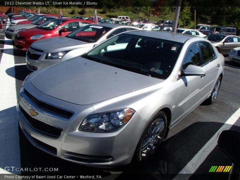 Silver Ice Metallic / Ebony 2012 Chevrolet Malibu LT