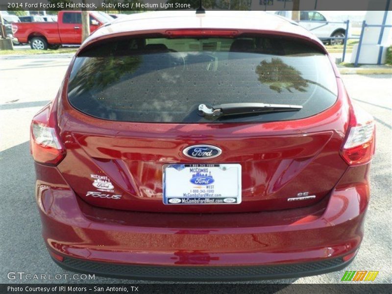 Ruby Red / Medium Light Stone 2014 Ford Focus SE Hatchback