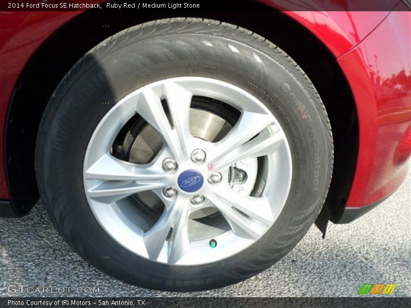 Ruby Red / Medium Light Stone 2014 Ford Focus SE Hatchback