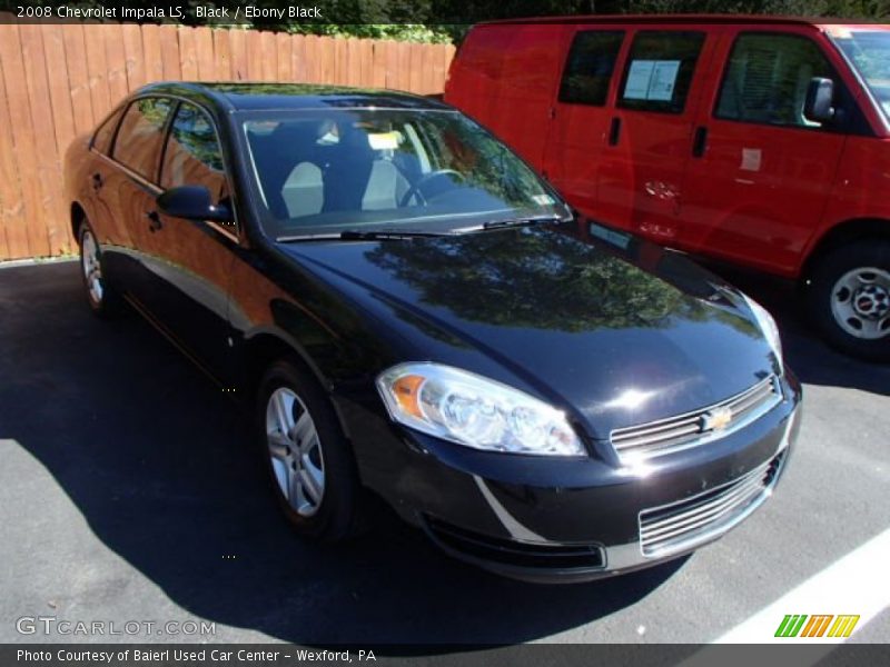 Black / Ebony Black 2008 Chevrolet Impala LS