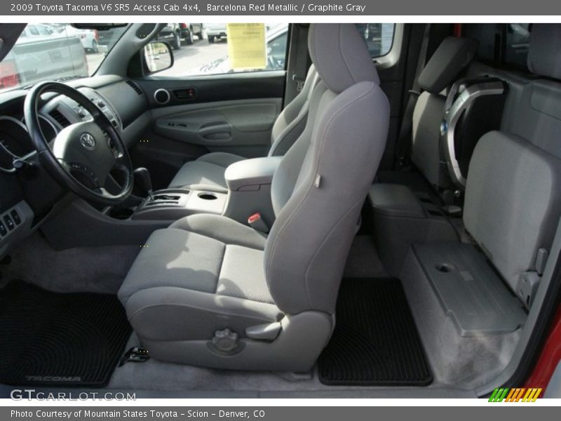 Barcelona Red Metallic / Graphite Gray 2009 Toyota Tacoma V6 SR5 Access Cab 4x4