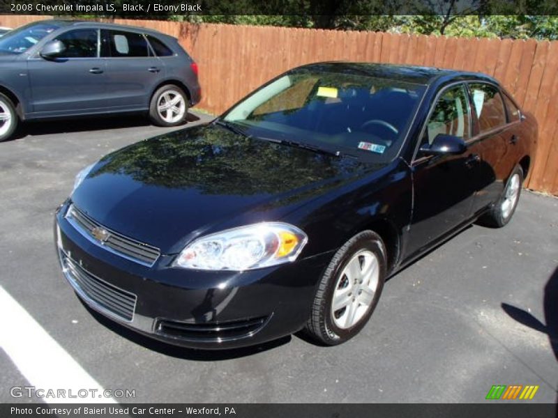 Black / Ebony Black 2008 Chevrolet Impala LS