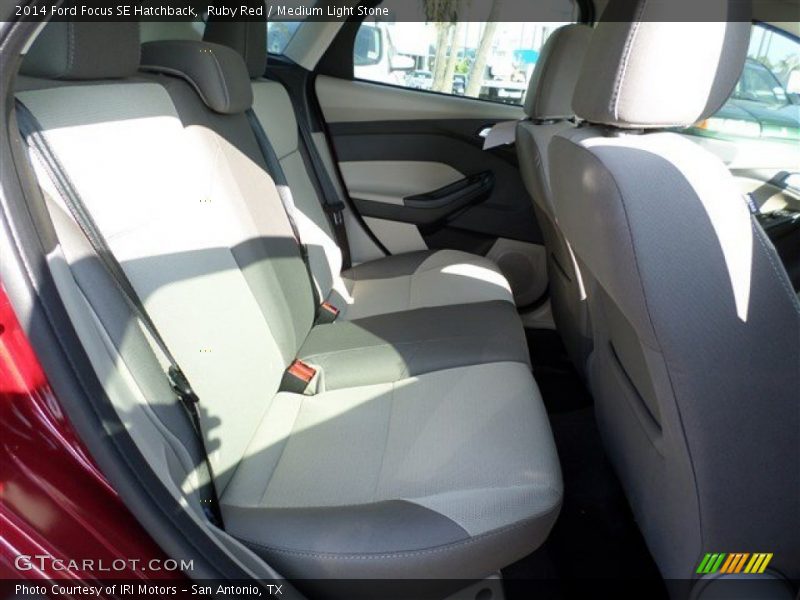 Ruby Red / Medium Light Stone 2014 Ford Focus SE Hatchback