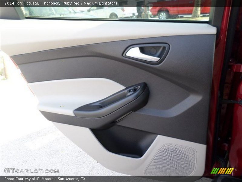 Ruby Red / Medium Light Stone 2014 Ford Focus SE Hatchback