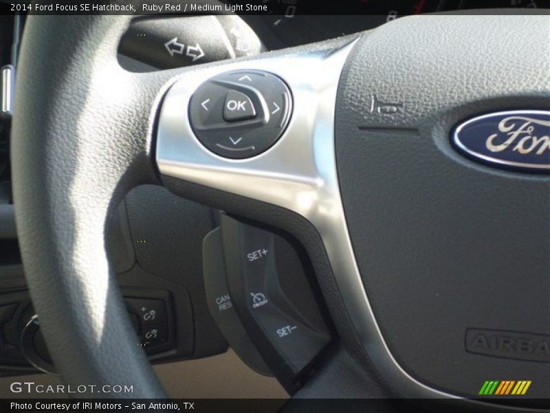Ruby Red / Medium Light Stone 2014 Ford Focus SE Hatchback