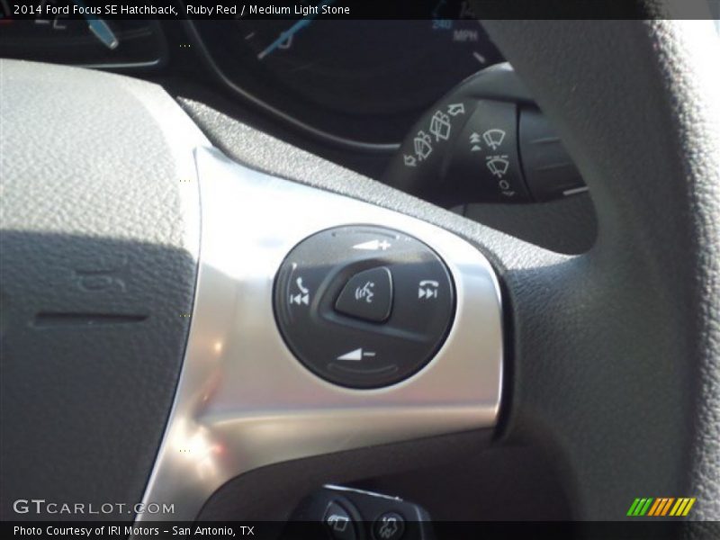 Ruby Red / Medium Light Stone 2014 Ford Focus SE Hatchback