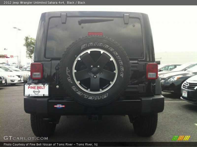 Black / Black 2012 Jeep Wrangler Unlimited Sahara 4x4