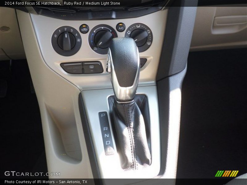Ruby Red / Medium Light Stone 2014 Ford Focus SE Hatchback