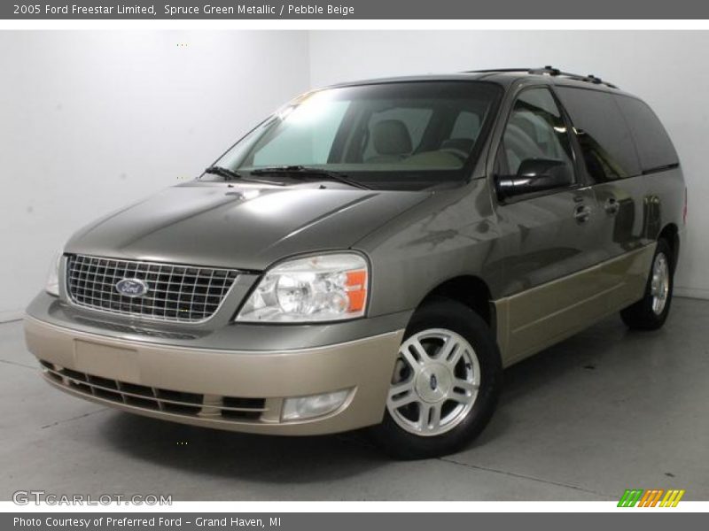 Spruce Green Metallic / Pebble Beige 2005 Ford Freestar Limited