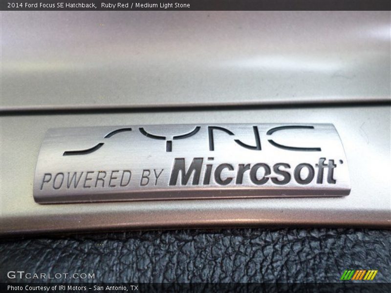 Ruby Red / Medium Light Stone 2014 Ford Focus SE Hatchback
