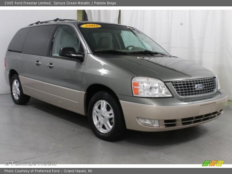 Spruce Green Metallic / Pebble Beige 2005 Ford Freestar Limited