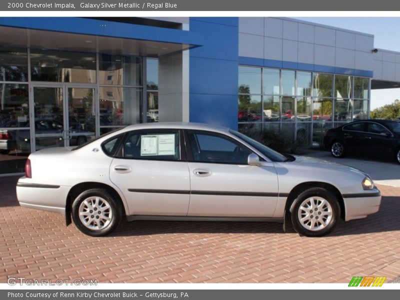 Galaxy Silver Metallic / Regal Blue 2000 Chevrolet Impala