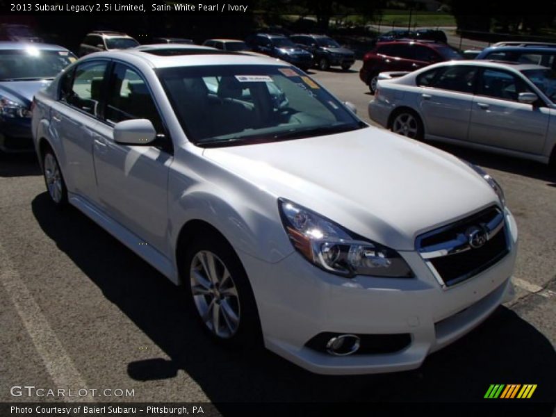 Satin White Pearl / Ivory 2013 Subaru Legacy 2.5i Limited