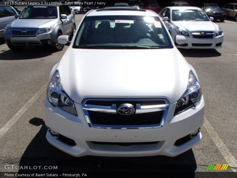 Satin White Pearl / Ivory 2013 Subaru Legacy 2.5i Limited