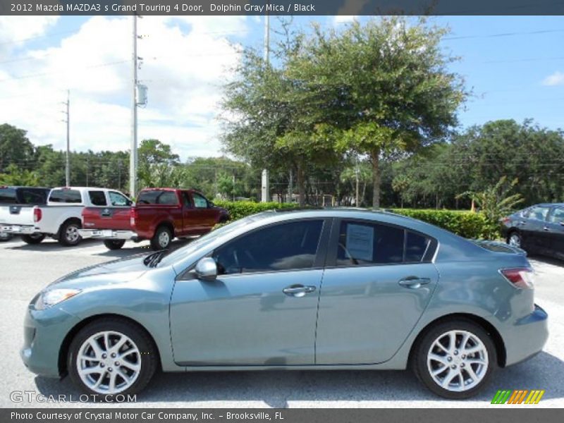 Dolphin Gray Mica / Black 2012 Mazda MAZDA3 s Grand Touring 4 Door