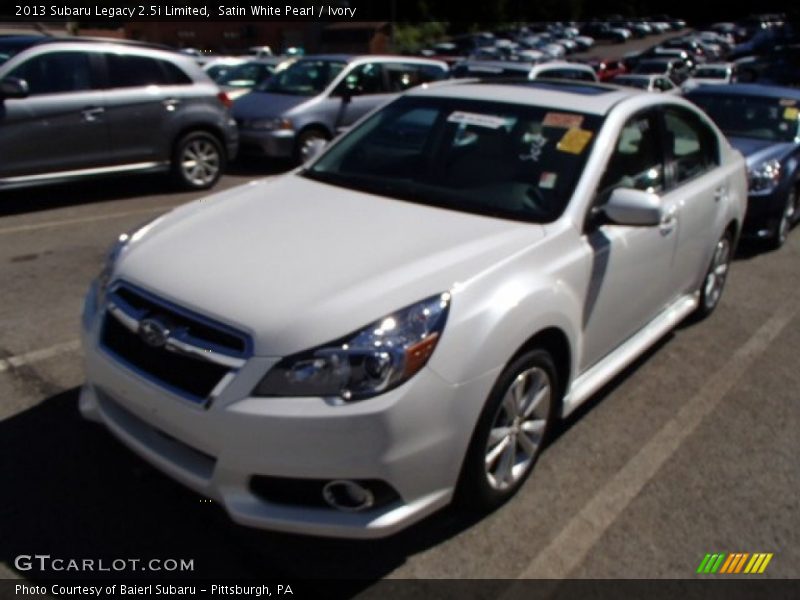Satin White Pearl / Ivory 2013 Subaru Legacy 2.5i Limited