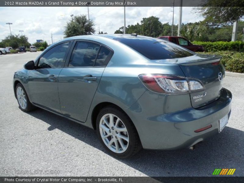 Dolphin Gray Mica / Black 2012 Mazda MAZDA3 s Grand Touring 4 Door