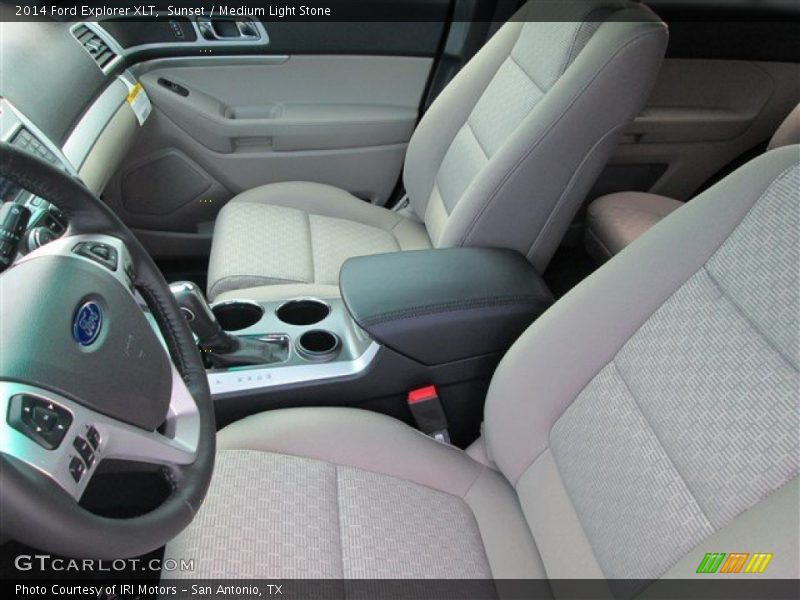 Sunset / Medium Light Stone 2014 Ford Explorer XLT