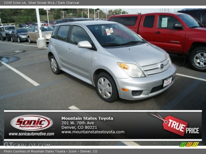 Silver Streak Mica / Dark Charcoal 2006 Scion xA