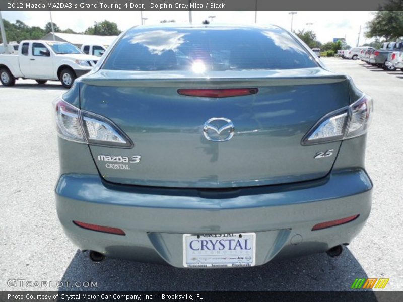 Dolphin Gray Mica / Black 2012 Mazda MAZDA3 s Grand Touring 4 Door