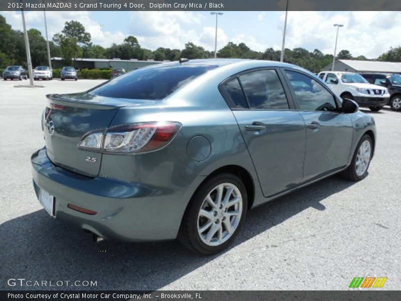 Dolphin Gray Mica / Black 2012 Mazda MAZDA3 s Grand Touring 4 Door