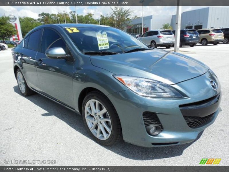 Front 3/4 View of 2012 MAZDA3 s Grand Touring 4 Door