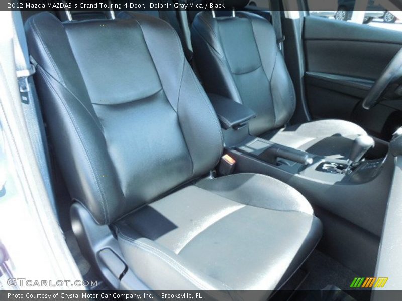 Dolphin Gray Mica / Black 2012 Mazda MAZDA3 s Grand Touring 4 Door