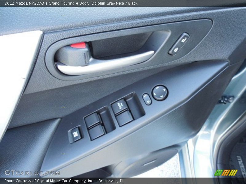 Dolphin Gray Mica / Black 2012 Mazda MAZDA3 s Grand Touring 4 Door