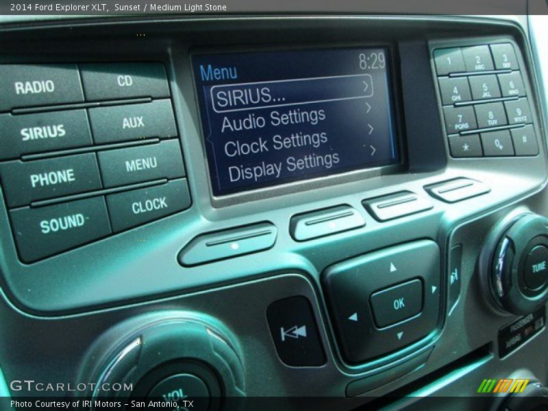 Sunset / Medium Light Stone 2014 Ford Explorer XLT