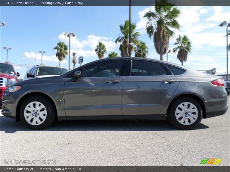Sterling Gray / Earth Gray 2014 Ford Fusion S