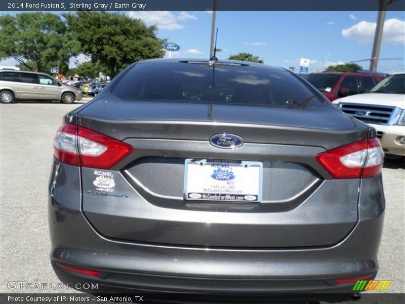 Sterling Gray / Earth Gray 2014 Ford Fusion S