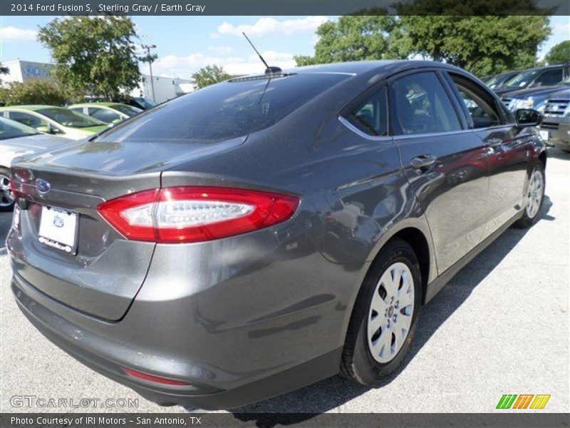 Sterling Gray / Earth Gray 2014 Ford Fusion S