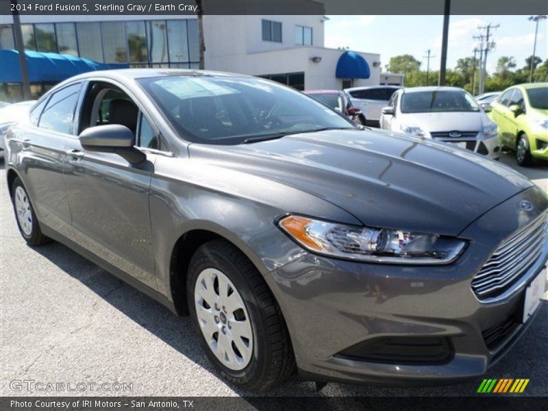 Sterling Gray / Earth Gray 2014 Ford Fusion S