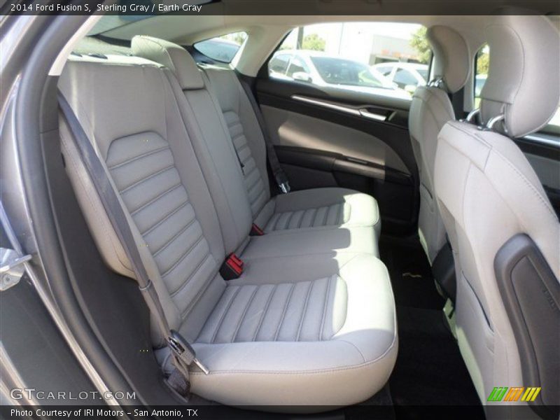 Sterling Gray / Earth Gray 2014 Ford Fusion S