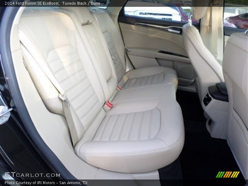 Tuxedo Black / Dune 2014 Ford Fusion SE EcoBoost