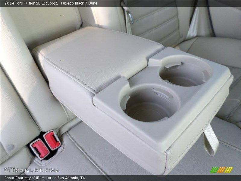 Tuxedo Black / Dune 2014 Ford Fusion SE EcoBoost
