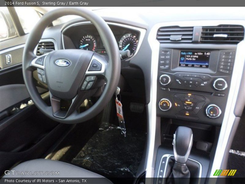 Sterling Gray / Earth Gray 2014 Ford Fusion S