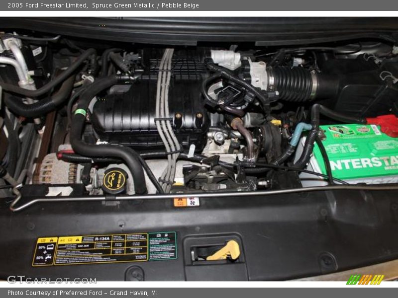 Spruce Green Metallic / Pebble Beige 2005 Ford Freestar Limited